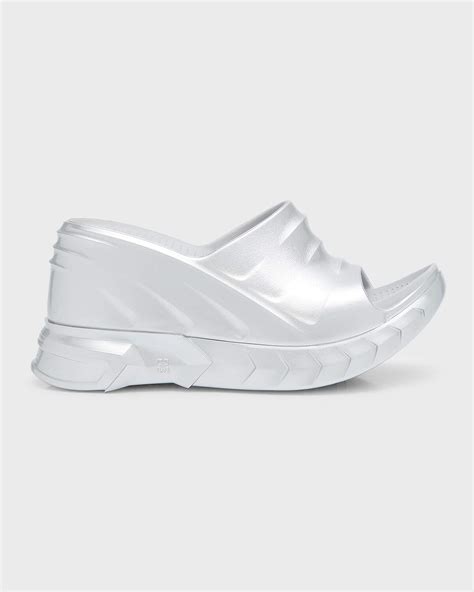 fake givenchy paris slides|givenchy marshmallow slide wedge sandals.